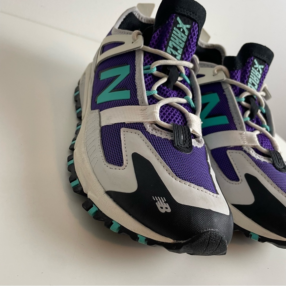 New Balance X-Racer Women’s Size 8B Running Shoes XRCT Teal Magnetic Blue Purple - Picture 4 of 13